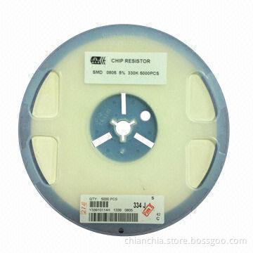 Chip resistors (SMD), tiny in size and weight, high reliability, compatible with placement machines